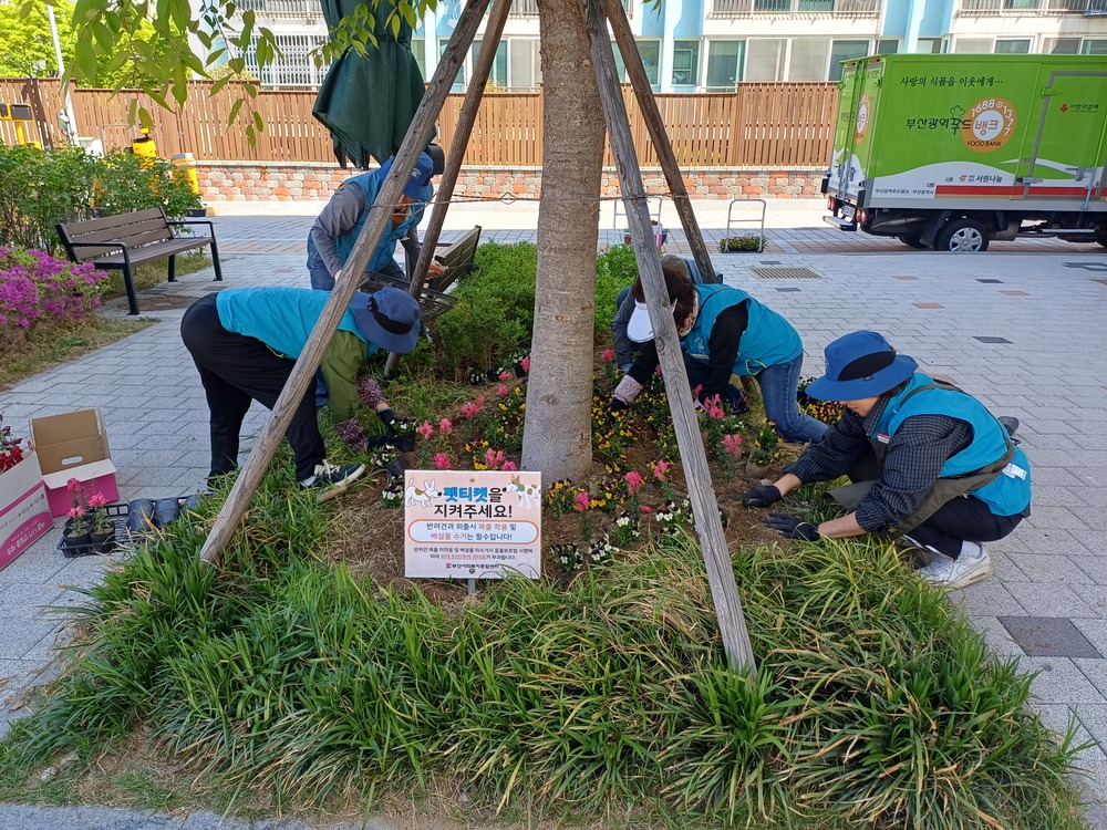 도시농업박람회 꽃나무 연계사진