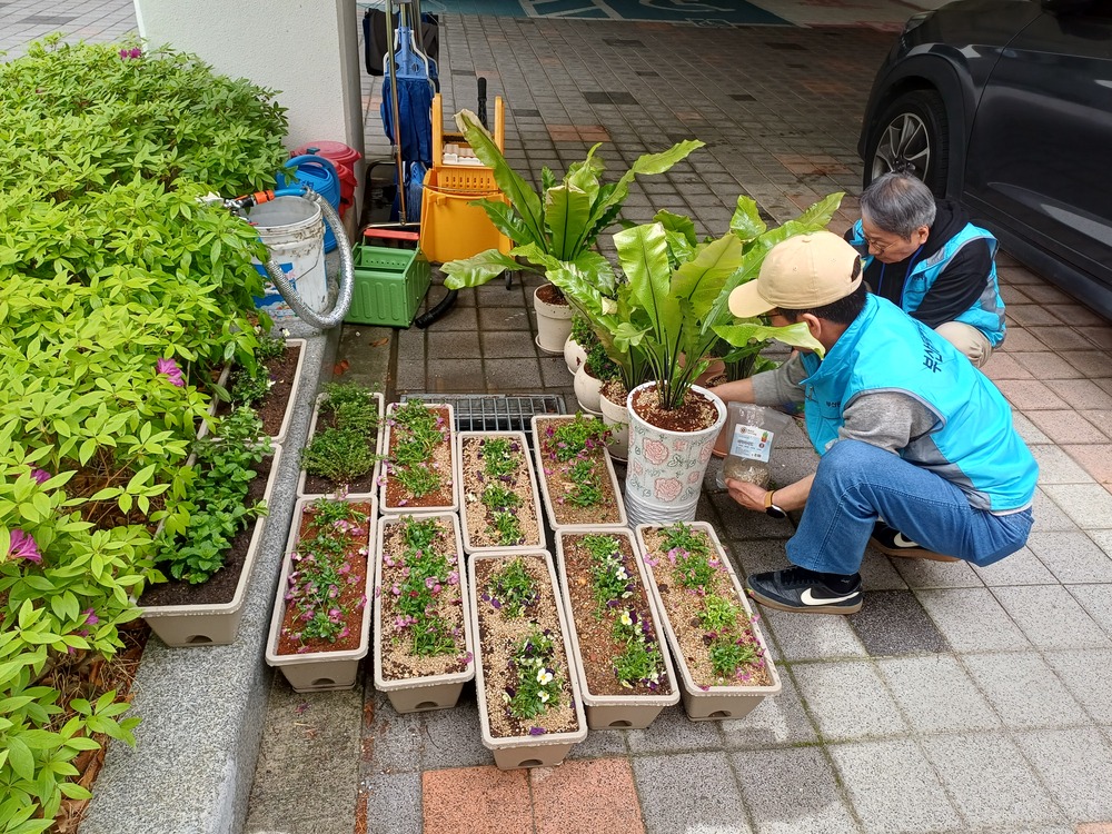 도시농업박람회 꽃나무 연계사진